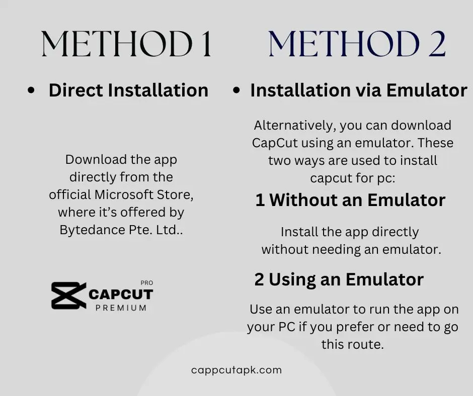 How to download capcut on pc