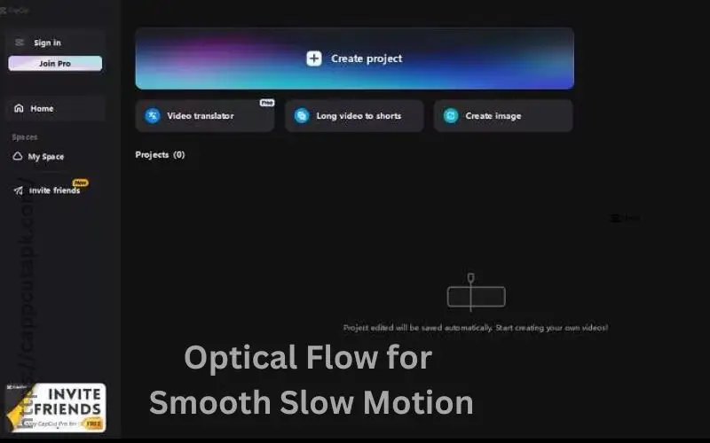 CapCut Optical Flow for Smooth Slow Motion